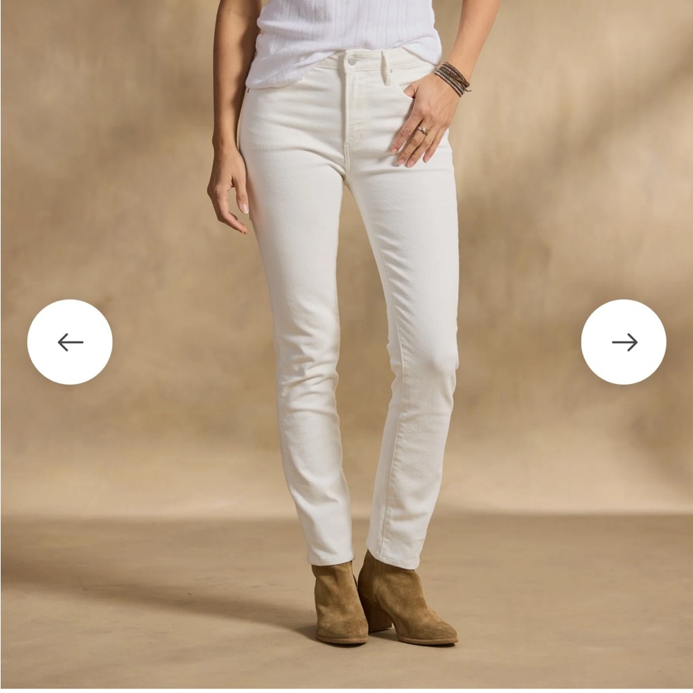 Driftwood Audrey High Rise Jean Vintage White Size 31 NWT